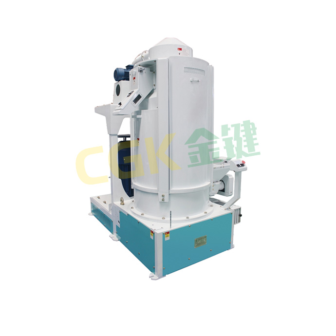 Vertical grains peeler