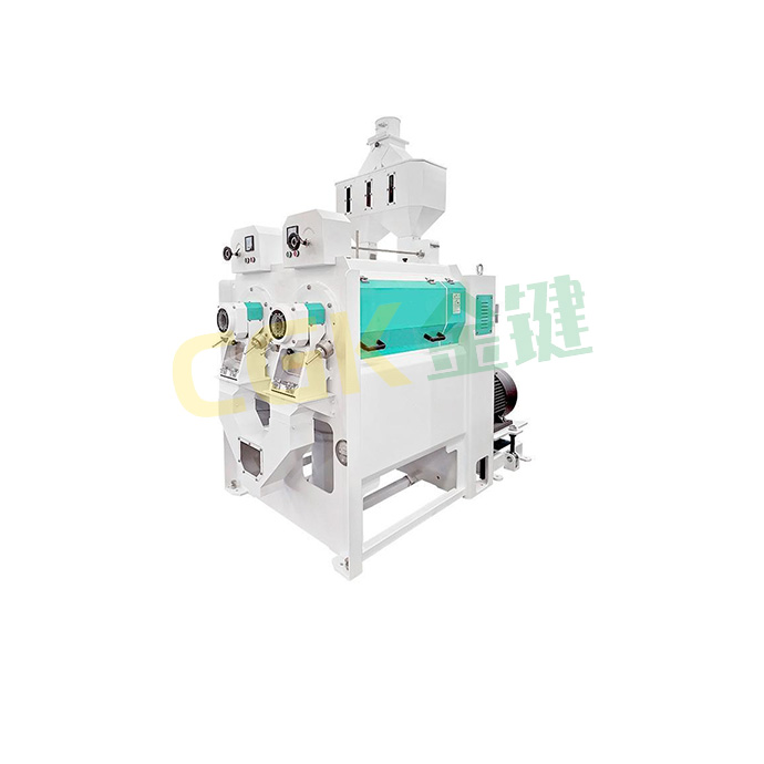 Horizontal rice whitener